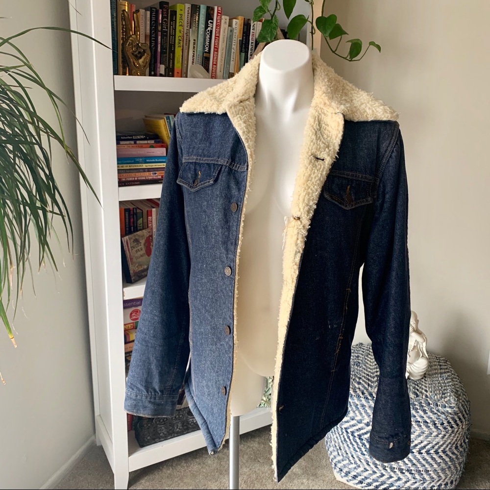 *SOLD* Roebuck Vintage Sherpa Denim Jacket